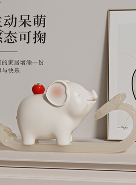 诸事如意创意摆件客厅电视柜酒柜玄关寓意好家居装饰乔迁新家礼品