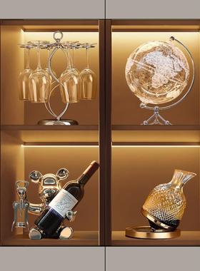 暴力熊红酒架摆件轻奢高档家居客厅餐边柜酒柜装饰品高级感软装