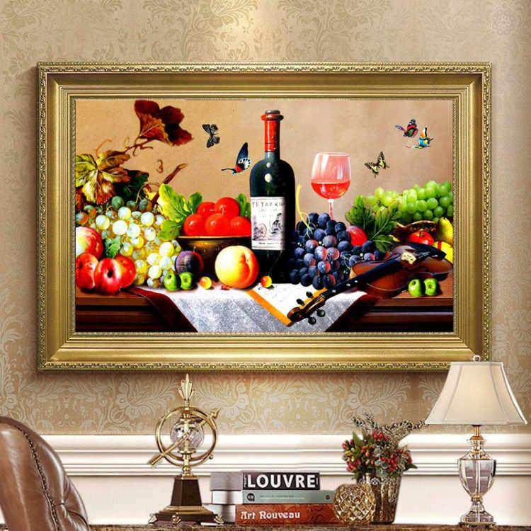 5D钻石画2024新款欧式餐厅水果贴砖石十字绣2025花卉客厅满钻卧室,淘宝优惠券,粉丝福利购,淘宝优惠卷