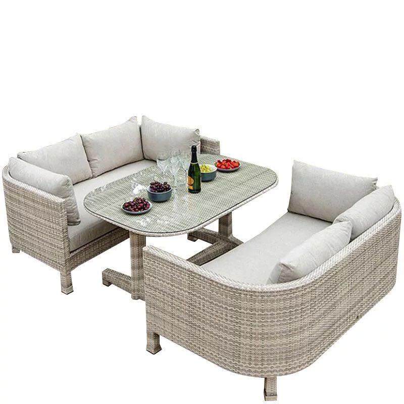 户外藤编沙发庭院阳台防水防晒桌椅花园露台双人沙发休闲露天藤椅,淘宝优惠券,粉丝福利购,淘宝优惠卷