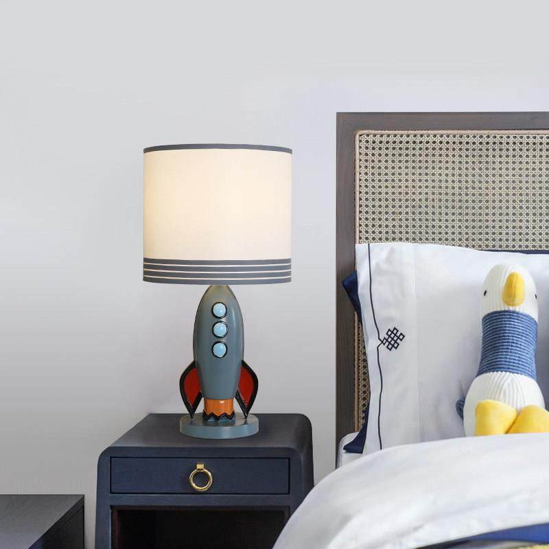 创意太空火箭台灯男孩北欧地中海卡通儿童房间卧室装饰床头灯护眼,淘宝优惠券,粉丝福利购,淘宝优惠卷