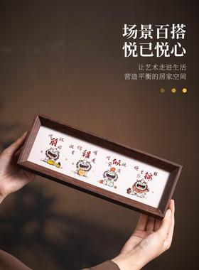 锦山堂招财貔貅桌面装饰摆件前程似锦乔迁新居礼品生日教师节礼物