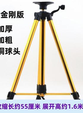 铜头彩色风水罗盘三角架罗盘支架罗经仗无磁三脚架强力吸盘托盘