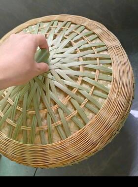 竹制品竹编蒸饭竹筐木桶馒头编织鸡蛋簸箕手工收纳竹篮洗菜家用盖