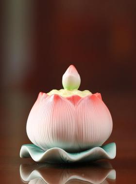 梵趣供佛圣水杯净水杯陶瓷杯子佛堂前供水杯大悲水供杯观音净水杯