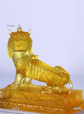 藏传菩萨、琉璃训、听山、家居客厅、佛寺陈设、拜神兽保平安、神