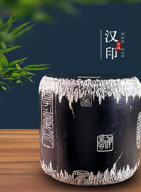 中式风大象凳子底座展示柱落地摆件乔迁礼庭院造景家居装饰艺术凳