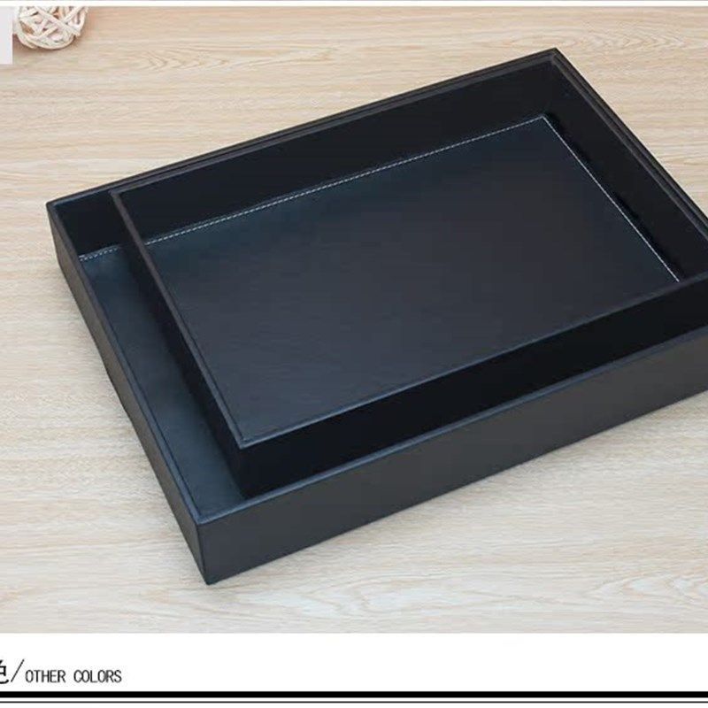 卡芙兰 皮革桌面收纳托 茶具茶盘茶托盘 酒水 糖果盘 餐托,淘宝优惠券,粉丝福利购,淘宝优惠卷