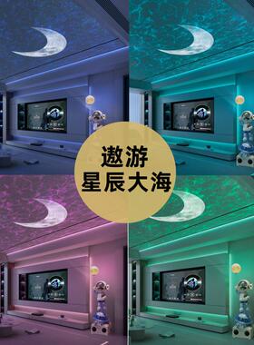新家乔迁礼物音乐太空人摆件k歌音响客厅沙发电视柜旁轻奢装饰品