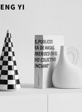 诚艺轻奢酒柜软装饰品摆件玄关柜客厅电视餐边展示柜家居饰品摆设