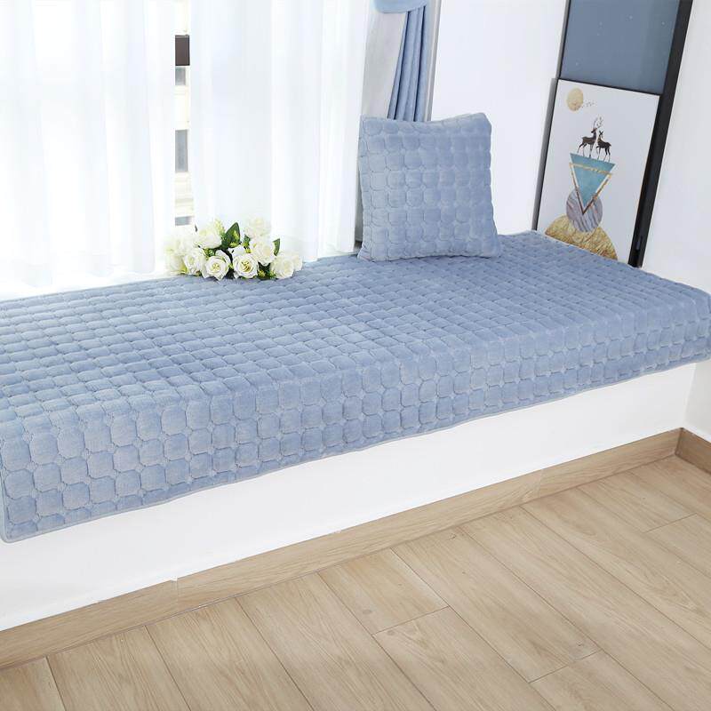 Short velvet bay window mat, window sill, balcony mat, tatami mat, internet celebrity 2026 cushion, sofa cushion, machine washable and customizable