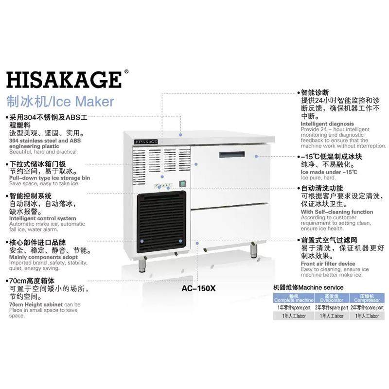 制冰机商用AC系列大容量方形冰机奶茶咖啡店酒吧全自动造冰机,淘宝优惠券,粉丝福利购,淘宝优惠卷