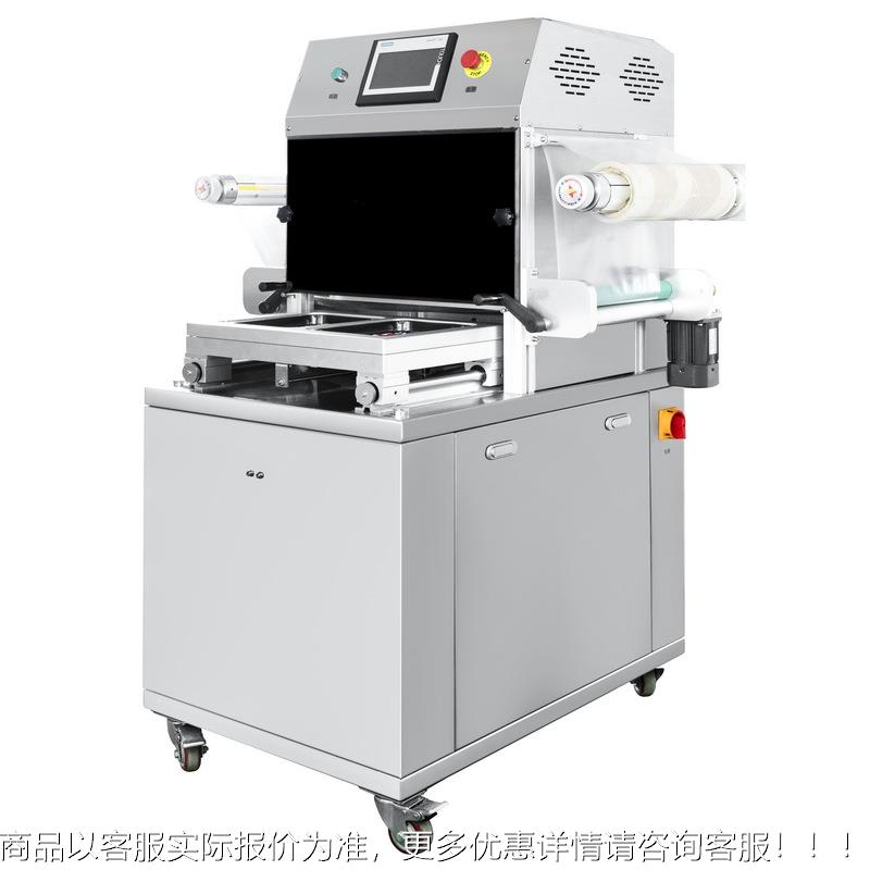 全自动立式487贴体包装机冷鲜贴肉牛真肉海鲜覆膜贴机体牛排空体 - 图0