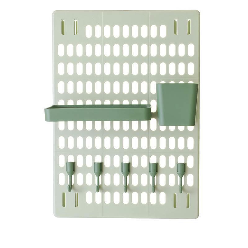 Yiwu Rongling Daily Store without punching household hole board wall dormitory kitchen bathroom wall storage rack