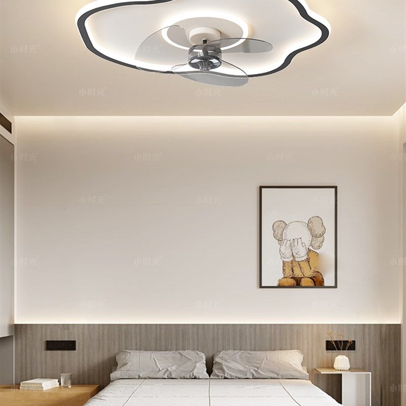 风扇灯2023年新款卧室灯房间餐厅灯具现代简约护眼电扇一体吸顶灯,淘宝优惠券,粉丝福利购,淘宝优惠卷
