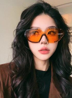 官方正品TF夏季无框连身眼镜太阳眼镜欧美辣妹千禧骑行日夜视运动