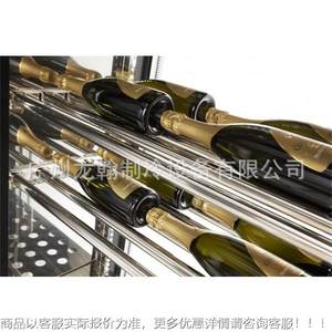 酒WC-1800庄红酒白酒马爹利不锈钢展示柜 定制深香槟钢不锈常圳温