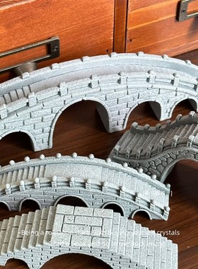 无聊了 造几条小桥装饰一下阳台盆景装饰造景桌面摆件礼物