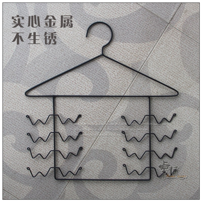 欧式金属衣架成人内衣展示架防滑衣挂F衣撑家用多功能收纳多用晾 - 图0