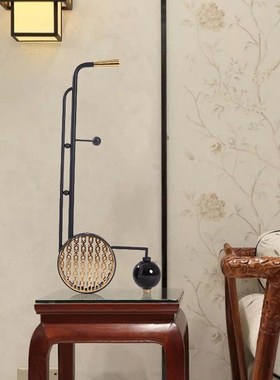 新中式古典乐器二胡摆件样板间售楼处书房摆设办公室玄关软装饰品