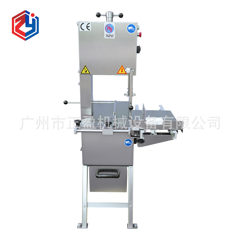 320型立式锯骨机 冷冻排骨牛骨分割设备 带滑动推板高速锯骨机 - 图3