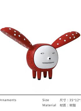 孤品摆件几何高档高级拱门玄关炼接北欧卧室电视柜家居清仓炼接