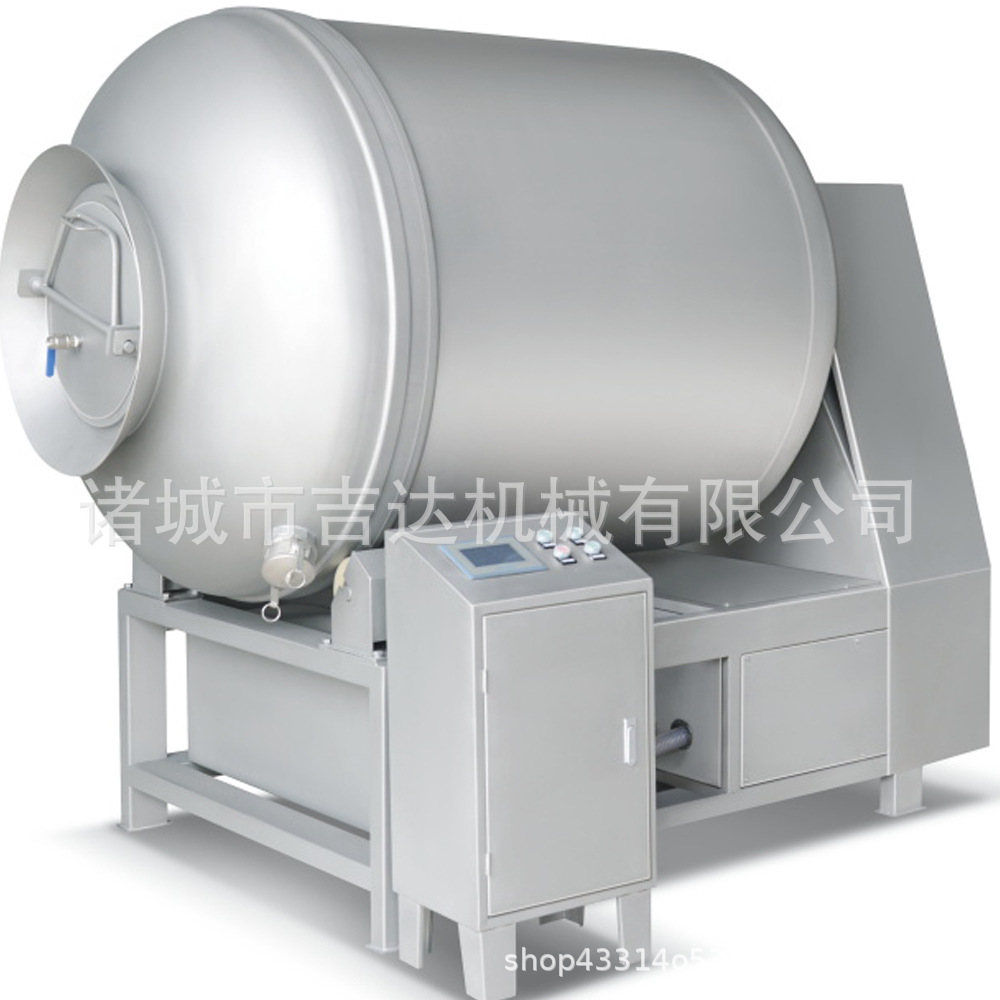 自动出料300型鸡鸭鹅真空滚揉机 变频调速无骨鸡爪呼吸式滚揉机 - 图3