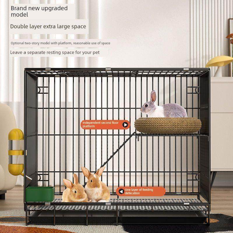 家兔笼室内专用矮兔大兔笼巢豚鼠豚鼠大空间宠物屋,淘宝优惠券,粉丝福利购,淘宝优惠卷