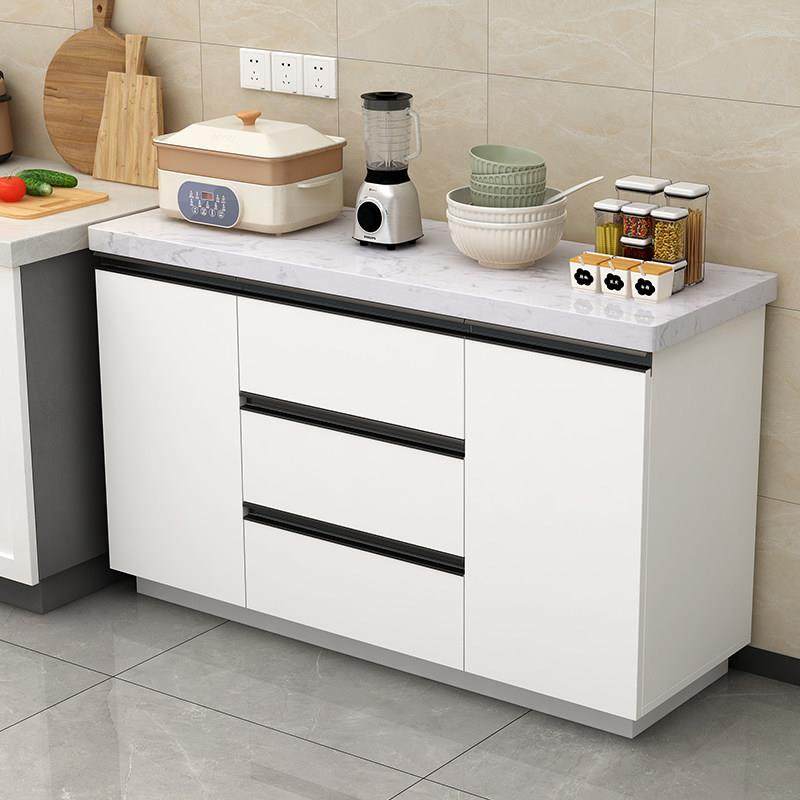 大理石餐柜厨房靠墙置物柜整体橱柜窄边桌灶台柜子收纳柜收纳中岛,淘宝优惠券,粉丝福利购,淘宝优惠卷