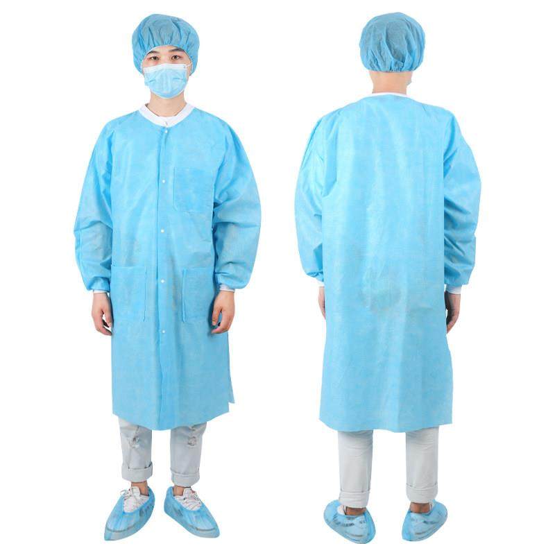 一次性防尘衣服不织布工作服加厚实验服白大褂食品车间参观洁净服,淘宝优惠券,粉丝福利购,淘宝优惠卷
