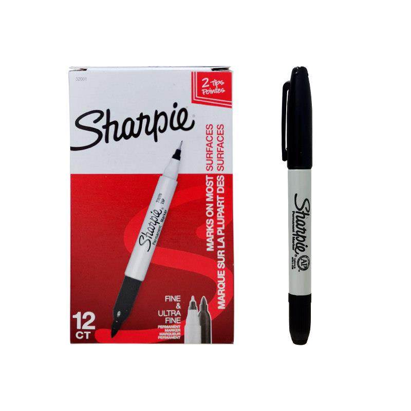 整盒美国sharpie三福麦克笔32001防水速干 干无尘实验室单双头记,淘宝优惠券,粉丝福利购,淘宝优惠卷
