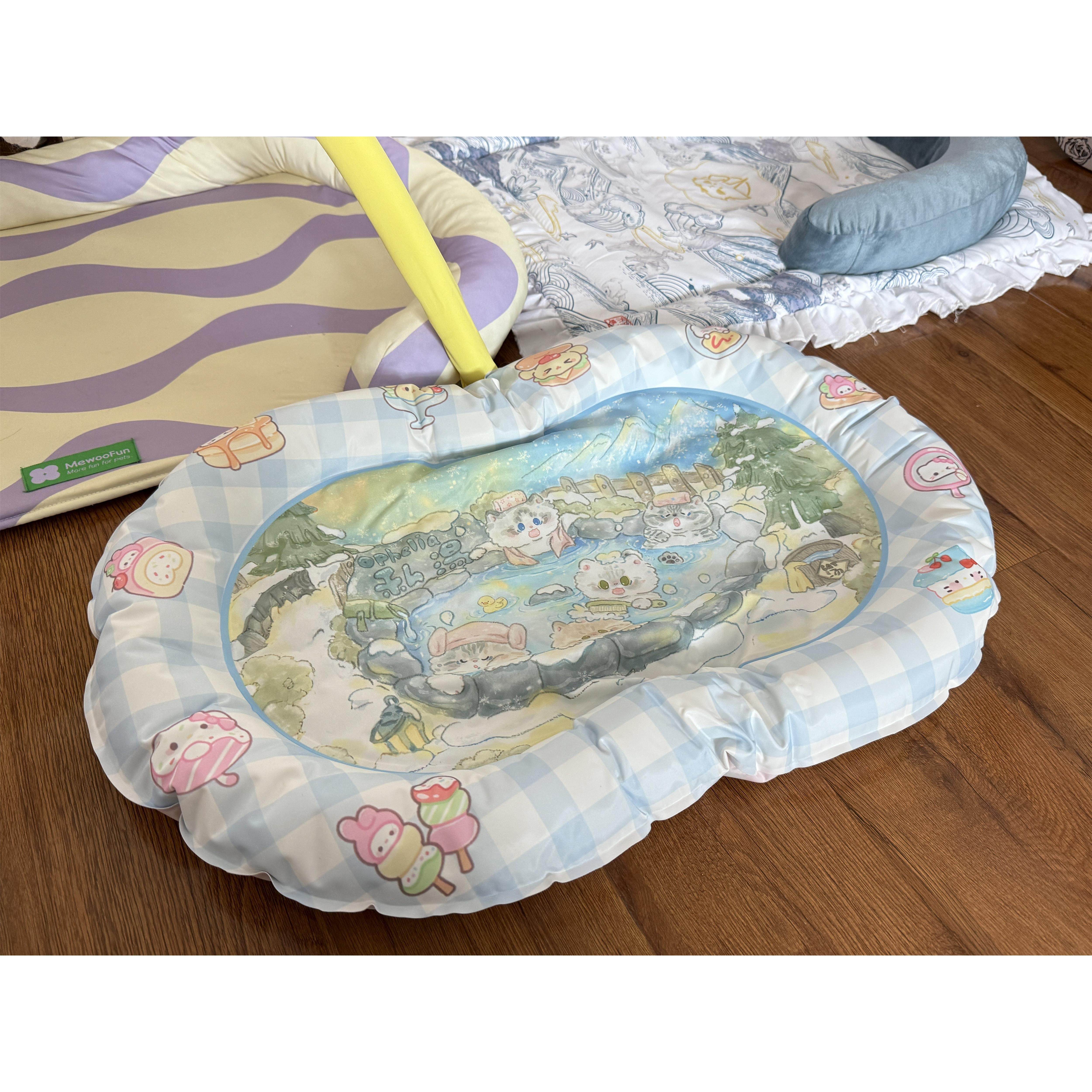 奥菲利亚2025新品可爱宠物冰垫冰窝降温猫窝狗窝耐磨耐抓,淘宝优惠券,粉丝福利购,淘宝优惠卷