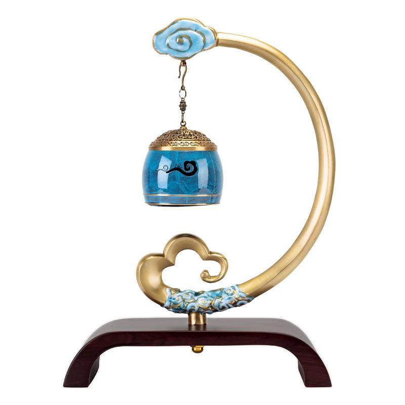 纯铜吊式香炉熏香家用室内蓝牙音乐悬挂檀香沉香茶台中式创意摆件,淘宝优惠券,粉丝福利购,淘宝优惠卷