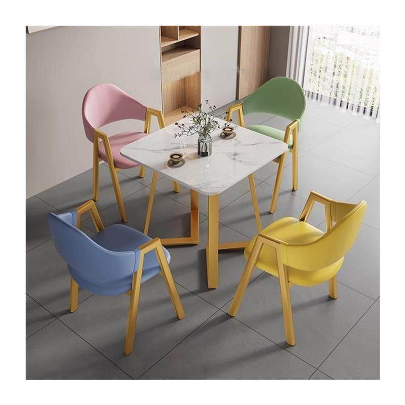 轻奢岩板洽谈桌椅组合家用阳台休闲办公会客接待小方桌奶茶店餐桌,淘宝优惠券,粉丝福利购,淘宝优惠卷