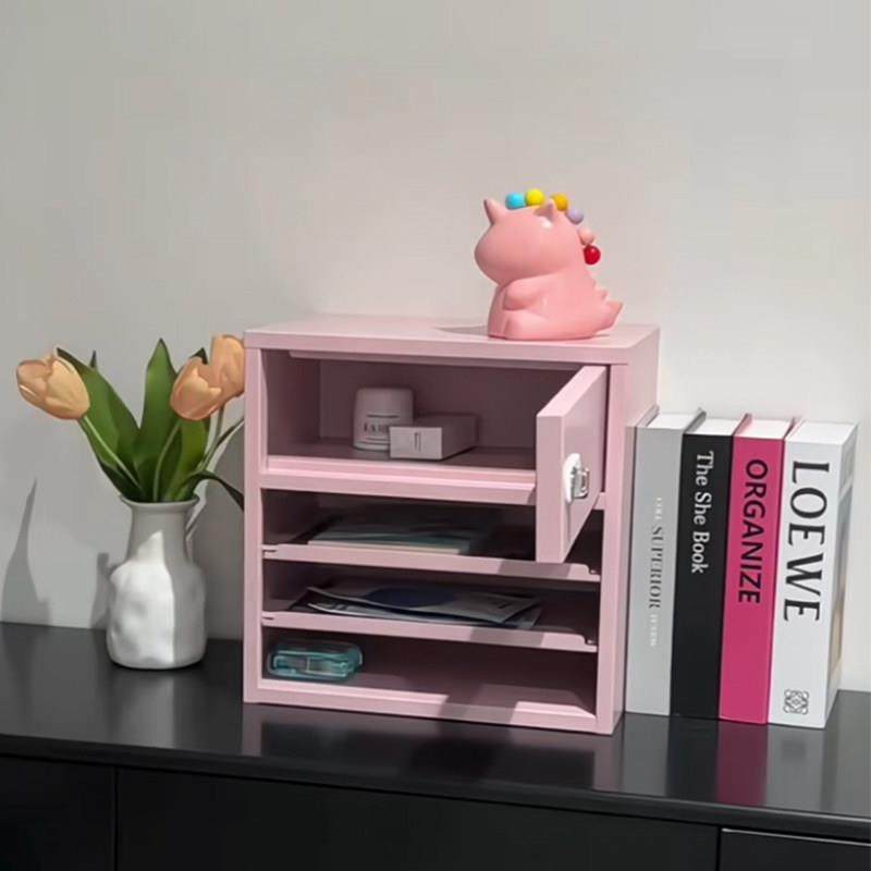 桌面信盘克维索文件收纳玄关抽屉式分层首饰化妆品盒置物架密码柜,淘宝优惠券,粉丝福利购,淘宝优惠卷