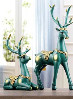 北欧现代轻奢高档家居客厅电视酒柜装饰品摆件创意喜上眉梢工艺品