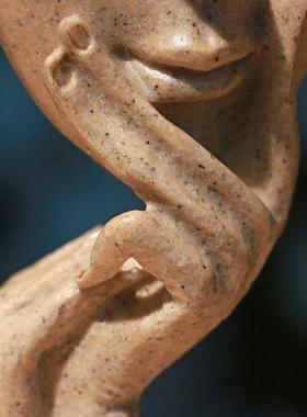 酒柜装饰品摆件北欧思想者面具雕塑装饰创意客厅家居艺术品摆设