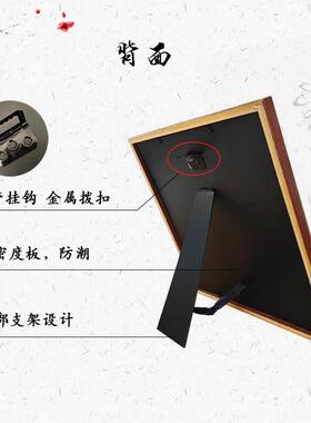 中国风特色丝绸剪纸不掉色蛇年窗花实木框摆件装饰画出国外事礼品