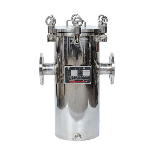 不锈钢篮式过滤器 管道过滤器 侧进侧出 拦截大颗粒 鱼塘过滤设备 - 图2
