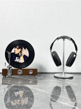 头戴式蓝牙耳机耳麦装饰装音y响摆件道具音乐摄影主题样板间装饰