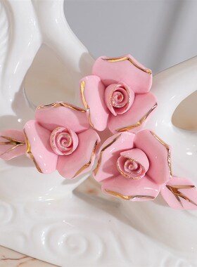 工厂天鹅摆件装饰品p家居轻奢酒柜结婚礼物办公室陶瓷高档创意