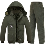 Зимний удерживающий тепло комплект для работы, утепленная куртка, защита от ожогов