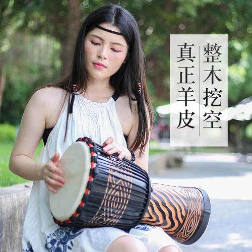 前谷 Бубен для детского сада из овчины, барабан для начинающих, 8 дюймов, 12 дюймов