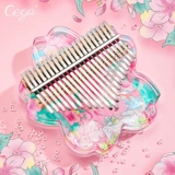Cega Crystal Transparent Thumb Piano Подлинный 21 Thone Kalinbaqin 17 звук для начинающего музыкальный инструмент для пианино