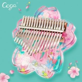 Cega Crystal Transparent Thumb Piano Подлинный 21 Thone Kalinbaqin 17 звук для начинающего музыкальный инструмент для пианино