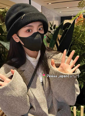 maximkobe渔夫帽日系羊毛显脸小