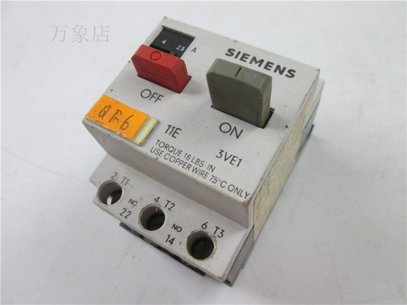 德国 SIEMENS 电机保护断路器 3VE1010-2J 2.5-4A 实物拍摄 - 图3