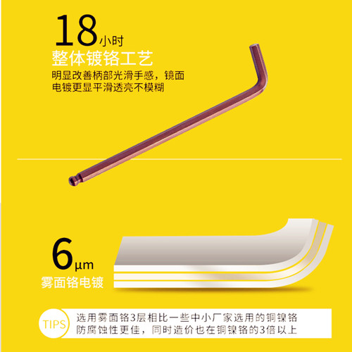 公英制大全/s2钢内六角扳手/六方板子单支L型6角钥/螺丝刀批板手/ - 图1