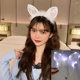 ອິນເຕີເນັດສະເຫຼີມສະຫຼອງ luminous bell cat ear headband lace feather rabbit ear headband Mickey headband luminous headband batch