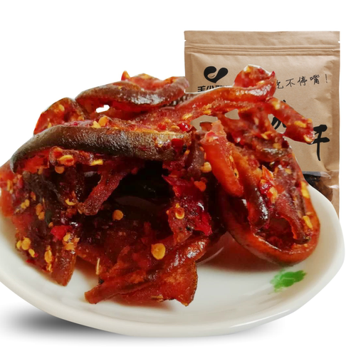 马家柚子皮江西上饶特产柚子皮干脯农家自制香辣味休闲小吃食品 - 图3